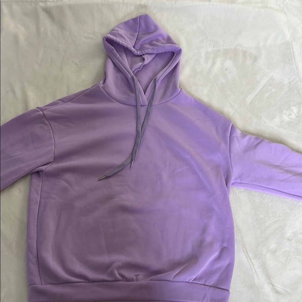 Shein purple hoodie